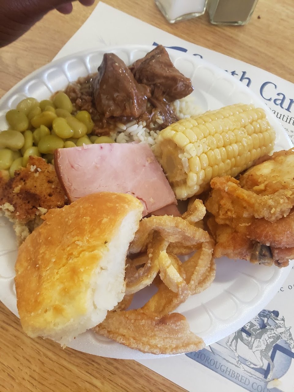 Dessert served after a hearty meal